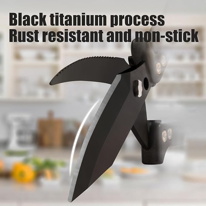 Kitchen Shears,All-Purpose Kitchen Scissors for Food Cutting, Rust-Resistant kitchen Shears Heavy Duty Food Scissors Removable Blades