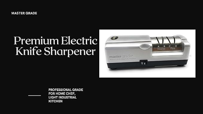 Multi-Stage Home Electric Knife Sharpener for All Knives, Knife Sharpeners for Kitchen Knives Premium version