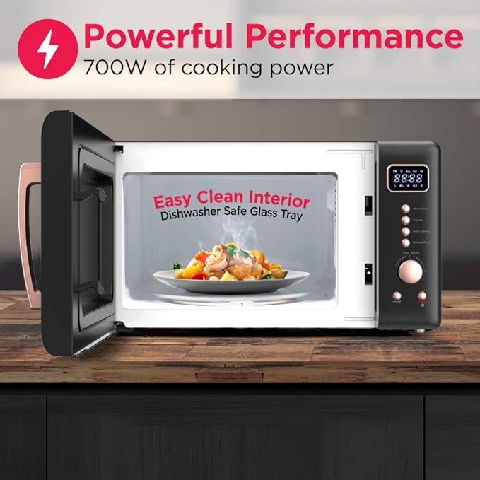 FRIGIDAIRE EMW788RETRO 0.7 cu. ft. Retro Microwave, RoseGold
