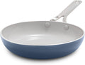 GreenPan Nova 8" Frying Pan Skillet, Oprah’s Favorite Things 2024, Ceramic Nonstick Cookware, PFAS Free, Toxin-Free, Induction Suitable, Dishwasher & Oven Safe, Durable, Easy Clean, Ocean Blue