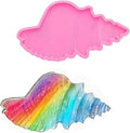 Shell Coaster Resin Mold Seashell Silicone Coaster Mold Epoxy Resin Molds for Making Cup Mats Agate Home Decoration Making Cup Mats Wine Glass Holder Home Decor DIY Craft Project