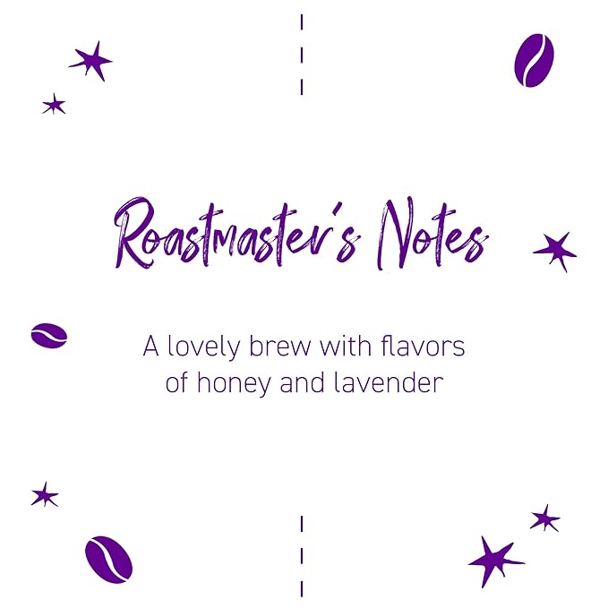 Joffrey’s Coffee - Disney Daisy Duck Lovely Lavender | Amber Honey and Lavender Coffee, Medium Roast (Ground, 11oz)