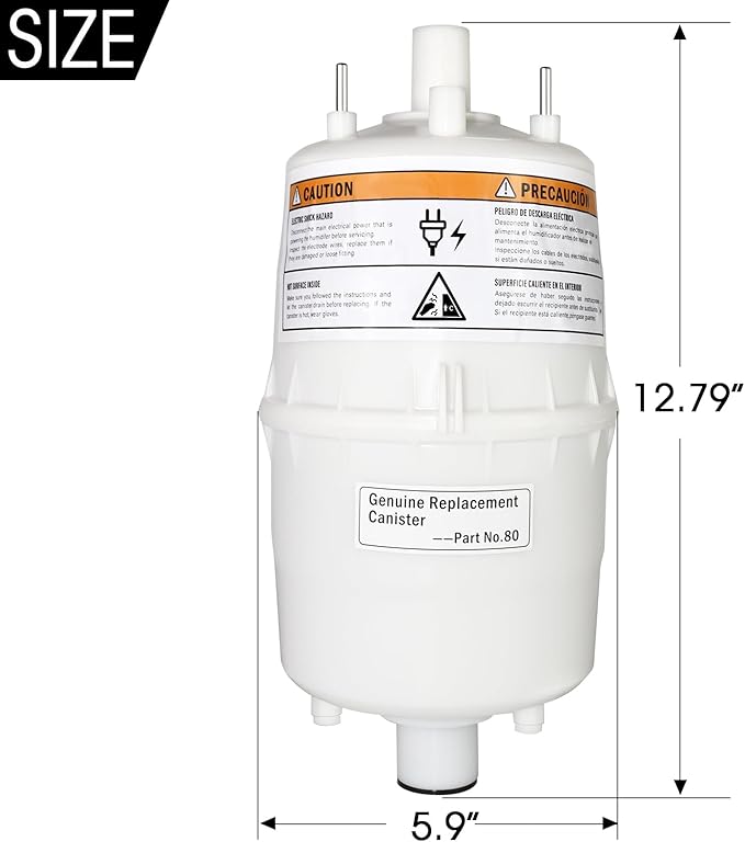 800 Replacement Canister for AprilAire Steam Humidifier Model 800 865,80 Canister Replacement for AprilAire 800 Steam Humidifier Whole House