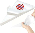 XXL 26in Pastry Bags Disposable, 100 Pcs 26 Inch Decorating Piping Bags for Frosting, Royal Icing, Professional Cake Supplies for Baking and Decorating