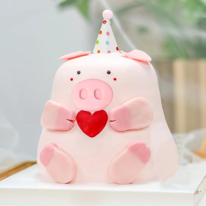 3-Cavity Pig Nose Cake Decoration Fondant Molds Chocolate Love Silicone Mold, for Kitchen Baking, Cupcake Toppers, Candy, Marzipan, Sugar Craft, Epoxy Resin, Polymer Clay Crafts