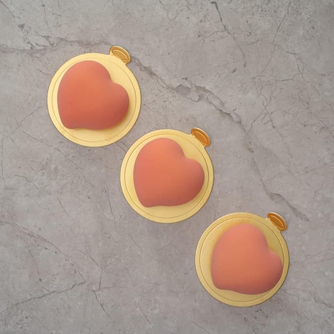 Pastry Tek 8 Cavities Heart Molds, 10 Oven-Ready Heart Pans - Flexible, Freezable, White Silicone Heart Shaped Molds, Easy Release, For Baking - Restaurantware