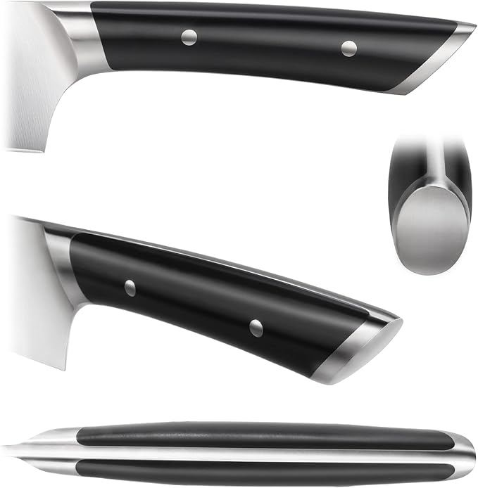Cangshan HELENA Series German Steel Forged, HUA Knife Block Set (4-Piece, Black)