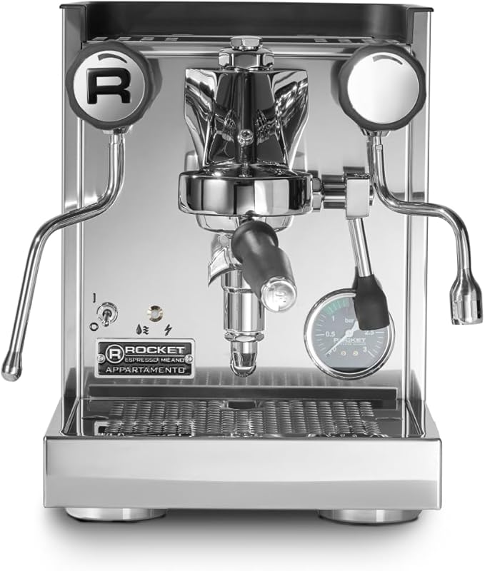 Rocket Espresso Appartamento TCA Espresso Machine (Stainless/Black)