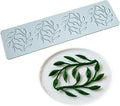 TUKE Silicone Shapes Leaf Chocolate & Candy Molds - 3D Silicone Molds for Cake Decorating, Fondant, Resin, Soap & Sugar Craft (Leaf 10.64x2.88x0.12inch)