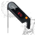 Meat Thermocouple Thermometer Digital, Ultra Fast Instant Read <1 Sec, ±0.5℉ Accuraty, IP67 Waterproof, LED Display, Auto Off, Digital Kitchen Thermometer for Meat/Candy/Grill/BBQ etc. TH-21(Black)