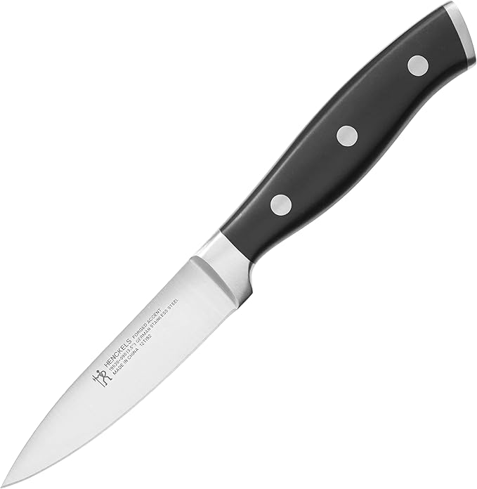 HENCKELS Forged Accent Razor-Sharp 3.5-inch Paring Knife, German Engineered Informed by 100+ Years of Mastery, Black