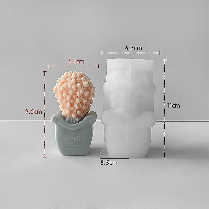 Tulip Soap Resin Mold - Resin Casting Silicone Molds for Home Decor & Candle Making Wave Spiral Mold