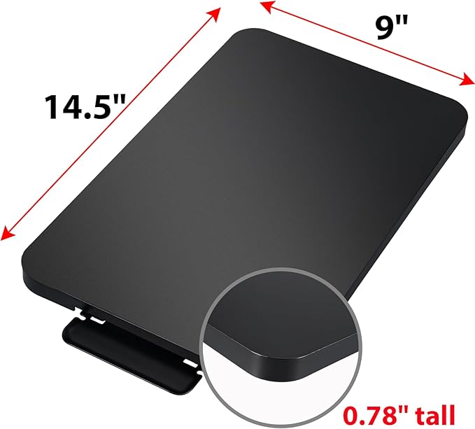 Kitchen Appliance Sliding Tray,Coffee Maker Rolling Tray Under Cabinet Appliance Organizer Toaster Blender Air Fryer Stand Mixer Countertop Storage Moving Slider (Steel, 9"W x 14.5"D)