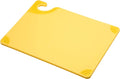 San Jamar Saf-T-Grip Plastic Cutting Board with Safety Hook, 9" x 12" x 0.375", Yellow