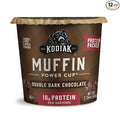 Kodiak Cakes Minute Muffins, Double Dark Chocolate, 2.36 Ounce (Pack of 12) (Packaging May Vary)