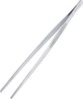 12 Inch Kitchen Tweezers Fine Tweezer Tongs, MSY BIGSUNNY Stainless Steel Food Tweezers Multi-function Precision Serrated Tips Cooking Tongs Kitchen Serving Tong