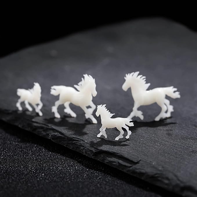 Woohome 7 PCS 3D Resin Mould Filler Casting Moulds, Mini Frog Snails Horse Epoxy Moulds for Jewelry Making, Art Crafts DIY Supplies