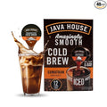 JAVA HOUSE Dark Roast Sumatran Cold Brew Pods, (48 Count) Peel and Pour Pods Hot or Iced Instant Coffee Concentrate