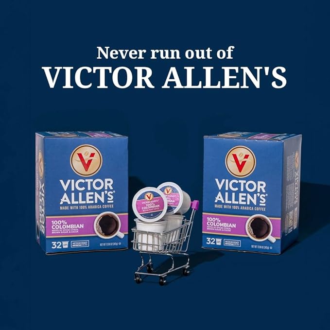 Victor Allen's Coffee Hazelnut Flavored, Medium Roast, 42 Count, Single Serve Coffee Pods for Keurig K-Cup Brewers