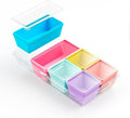 Gemice BPA-Free Silicone Freezer Molds with Base, Individual 6-Pack 1-Cup & 2-Cup Portion Soup Cubes Freezer Tray with Lids for Food Storage, Dishwasher Safe, Silicone Freezer Containers for Meal Prep