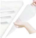 XXL 23 Inch Extra Large Piping Bags 200 Pack - Disposable Pastry Bags - Thick Anti-Burst Pastry Icing Frosting Piping Bags For Decorating Cupcakes Cakes Cookies (Large 23 Inch-200 Pack)
