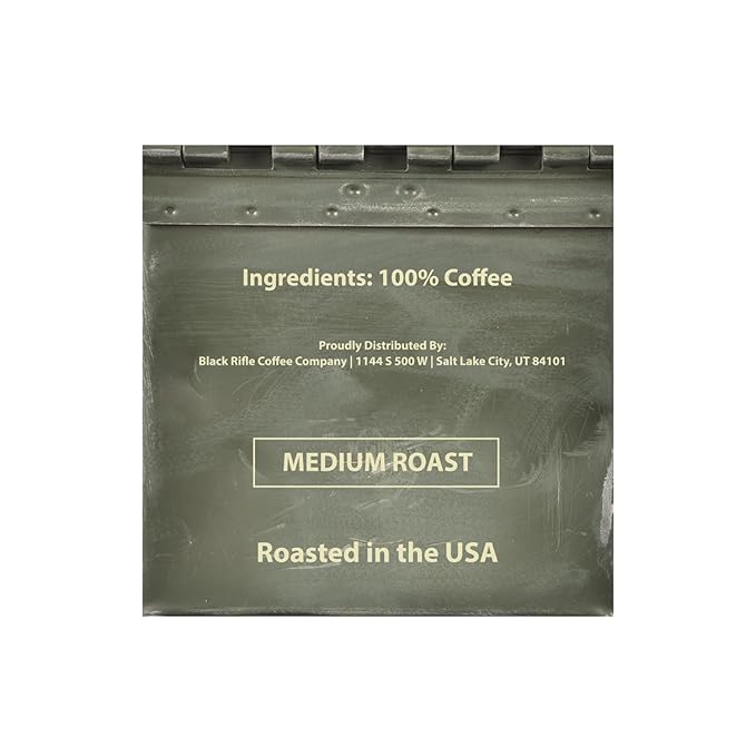 Black Rifle Coffee Company AK Espresso, 12 Count, Medium Roast K Cups - Single Serve K Cups Coffee Pods - Kcup Pods Compatible with Keurig 1.0 & 2.0 - Made from Arabica Beans