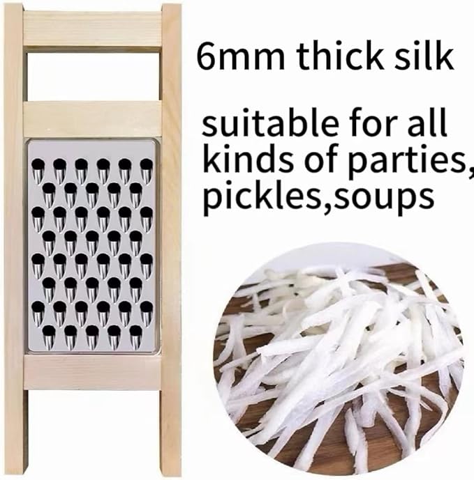 Solid Wood Stainless Steel Grater, Polishing Wire Products, Potato Wire Products, Turnip Wire Products, Steamed Bun Stuffing Kitchen Utensils, Dumpling Stuffing Making Tools