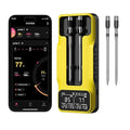 800FT Smart Wireless Meat Thermometer with Digital Meat Probe, Bluetooth Meat Thermometer with App Host Control for Barbecue, Outdoor Grilling, Oven & Smoker (Two*Probe-04)