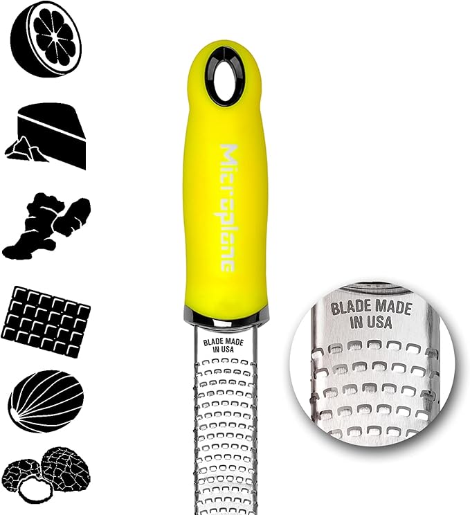 Microplane Premium Classic Citrus Zester and Cheese Grater - Neon Yellow