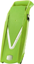 Swissmar Börner VPower V-Slicer Mandoline – Professional Kitchen Tool with Adjustable Thickness – Precision Food Slicer for Vegetables, Julienne, Shredding – Includes Safety Holder & Inserts - Green