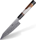 FINDKING 5 Inch Small Kitchen Utility Knife, Sharp Fruit Paring Tool & Elegant Pairing Blade for Everyday Cooking (BLACK-ROSE Series)