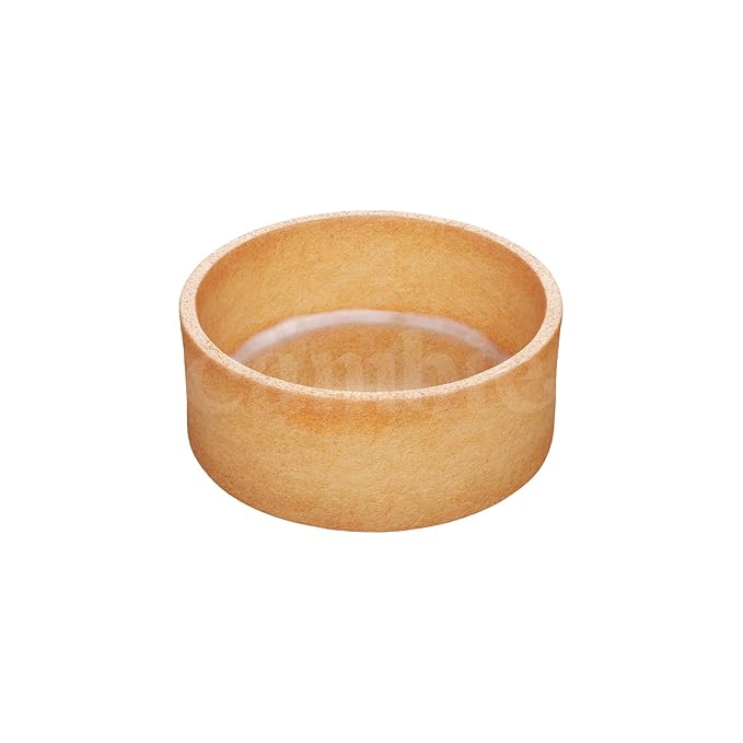 Cambie Sweet Round Mini Tart Shells, 1.38" Diameter, French Style Tart Shells with White Chocolate Coating (Pack of 96)