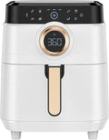 Air Fryer, ALLCOOL Airfryer Oven 8QT Large 1700W 8-in-1 with Touch Screen Air Fryers Dishwasher Safe Nonstick Basket Freidora de Aire 36 Recipes BPA & PFOA Free White