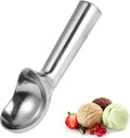 Aluminum Ice Cream Scoop, Ice Cream Scooper, Silver, Comfortable to Hold, Lightweight (Medium)