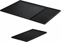 Silicone Coffee Pad, 24-inch x 16-inch Mat, with Removable Baking Tray, Fits Coffee Machines and Baking Sheets, Black