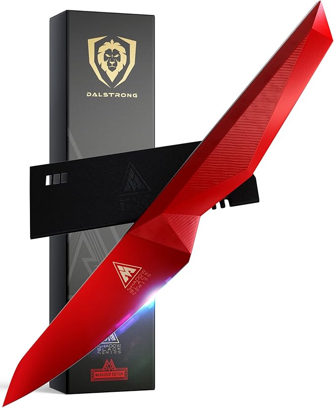 Dalstrong Shadow Black Series - Paring Knife 3.75 inch with Bird's Beak Paring Knife 2.75 inch - High Carbon - 7CR17MOV-X Vacuum Treated Steel - Sheath
