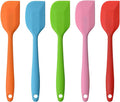 Silicone Spatulas, 8.5 inch Small Rubber Spatula Seamless One Piece Design Heat Resistant Non-Stick Flexible Scrapers Baking Mixing Tool (5 Pieces)