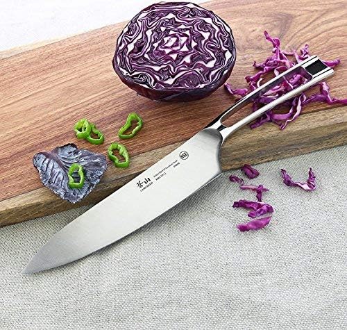 Cangshan N1 Series 1022612 German Steel Forged 8-Piece Knife Block Set, Walnut