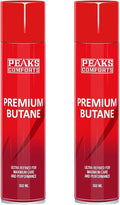 Butane Refill for Torch Lighter - 300ML High Purity Butane, for Kitchen Torch, Butane Torch, Torch Lighter Refill Gas (Pack of 2)