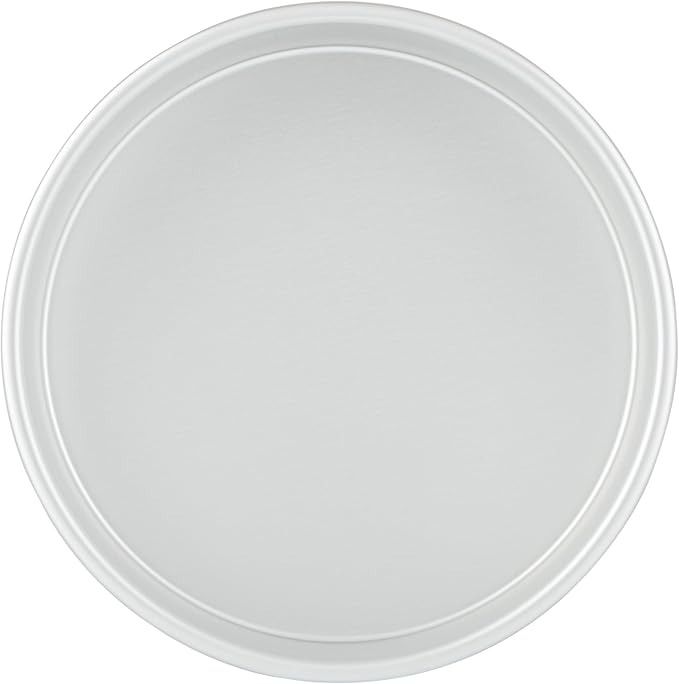Restaurantware-Met Lux 9 x 3 Inch Straight-Sided Baking Tins, 12 Round Cake Pans - Oven-Ready, Freezable, Anodized Aluminum Round Baking Pans, Greaseproof, For Layer Birthday Cakes