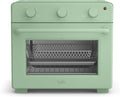 bella Air Fry Toaster Oven, 7 Preset Cooking Options, Dishwasher-Safe EverGood Coated Trays Included, 60-Minute Auto Shutoff w Audible Timer, Power Indicator Light, 1700 Watt, Seaglass