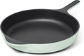 Caraway Cast Iron Skillet - 12” Enameled Cast Iron Pan With 3 Layer Enamel Coating - No Seasoning Required - Compatible With All Stovetops - Free From Forever Chemicals - Light Mist
