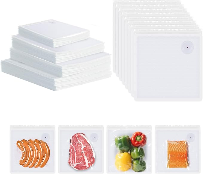Reusable Vacuum Seal Bags for Food,Food Vacuum Sealer Bags Medium Size 30 Packs