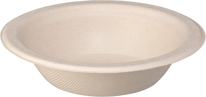 GUSTO [Case of 1,000 12 oz Heavy-Duty 100% Compostable Kraft Paper Soup Bowls – Eco-Friendly Disposable Sugarcane (Formerly Comfy Package)