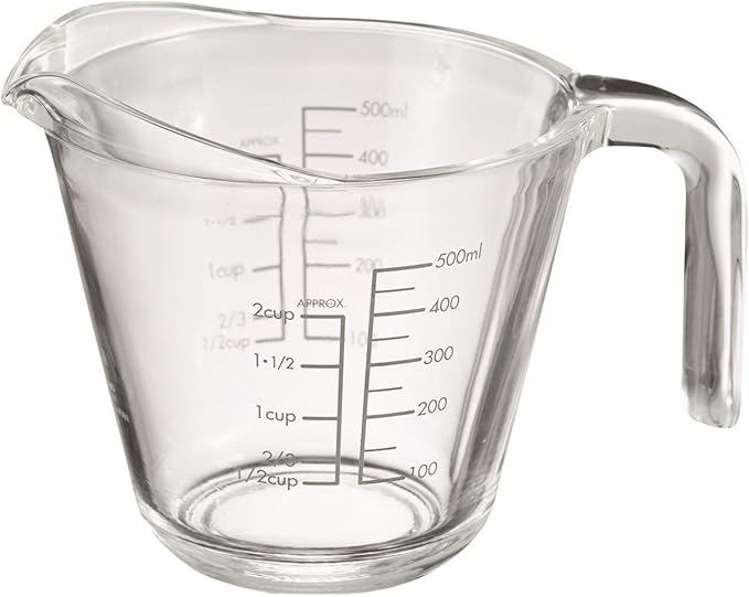 HARIO MJP-500-GR Measuring Cup, 16.9 fl oz (500 ml), Practical Capacity, 16.9 fl oz (500 ml), Gray, Made in Japan
