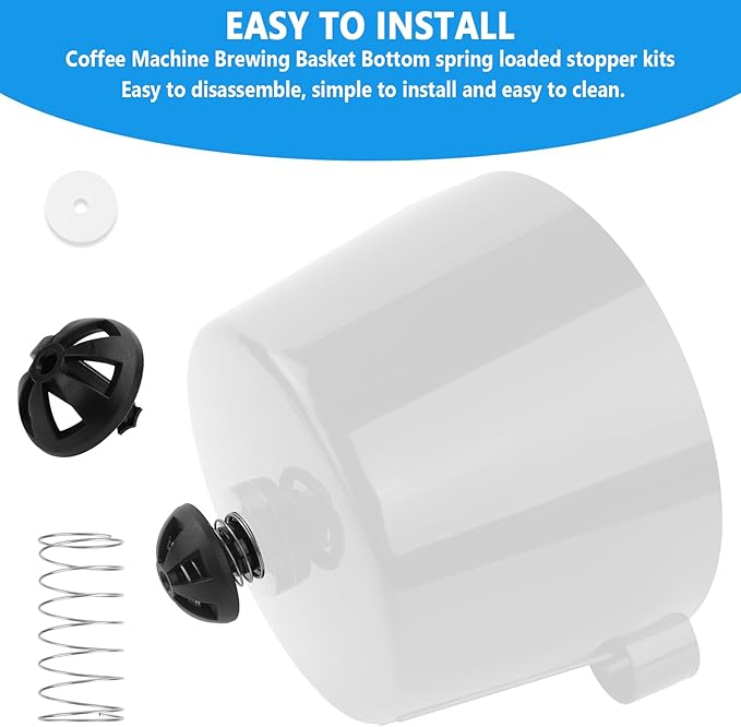 Coffee Machine Brewing Basket Bottom spring loaded stopper kits Fits for Black+Decker coffee makers Brew Basket, fits majority 4-12 Cup Drip Coffee Makers