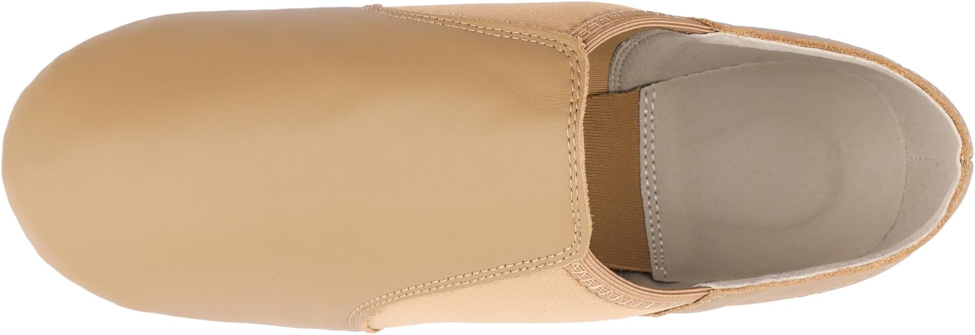 Linodes Unisex Leather Upper Jazz Shoe Slip-on for Women and Men's Dance Shoes