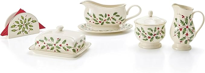 Lenox 870004 Hosting The Holidays Napkin Holder, Christmas