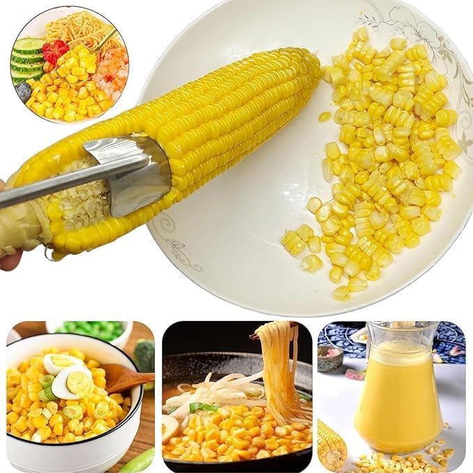 2 Packs Corn Peeler for Corn on the Cob,2024 Upgraded Corn Stripper for Corn on the Cob,Corn on the Cob Remover,Corn Cob Stripper tool Easy to Clean,Sweet Corn Cutter,Corn Cob Peeler as Gift for Women