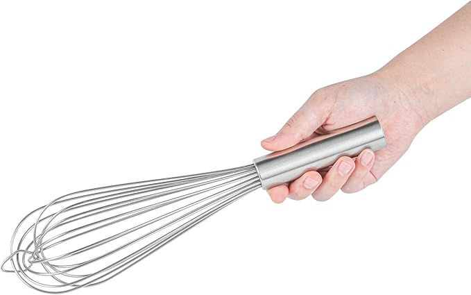 Met Lux Stainless Steel French Whisk - 12" - 1 count box